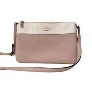 Kate Spade Leila Triple Gusset Two Toned Crossbody Bag